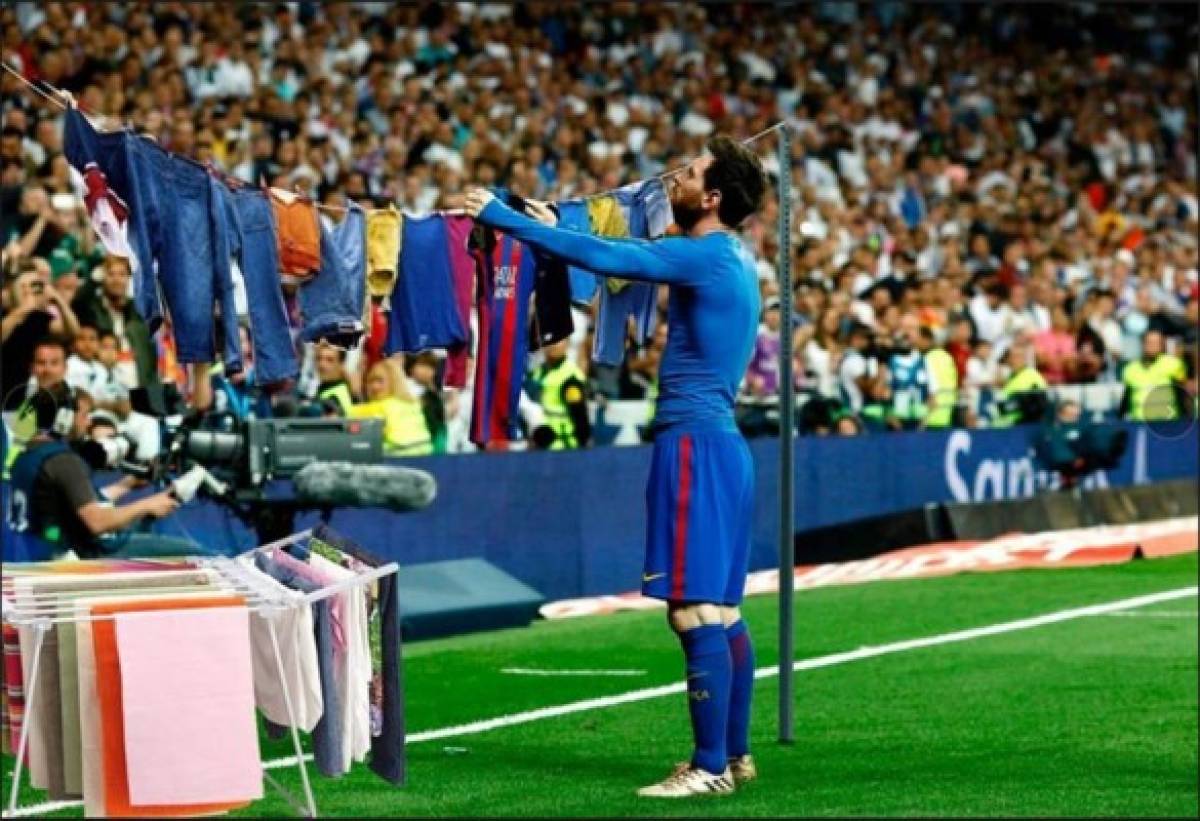 Los memes que siguen sobre Messi y su celebración en el Bernabéu