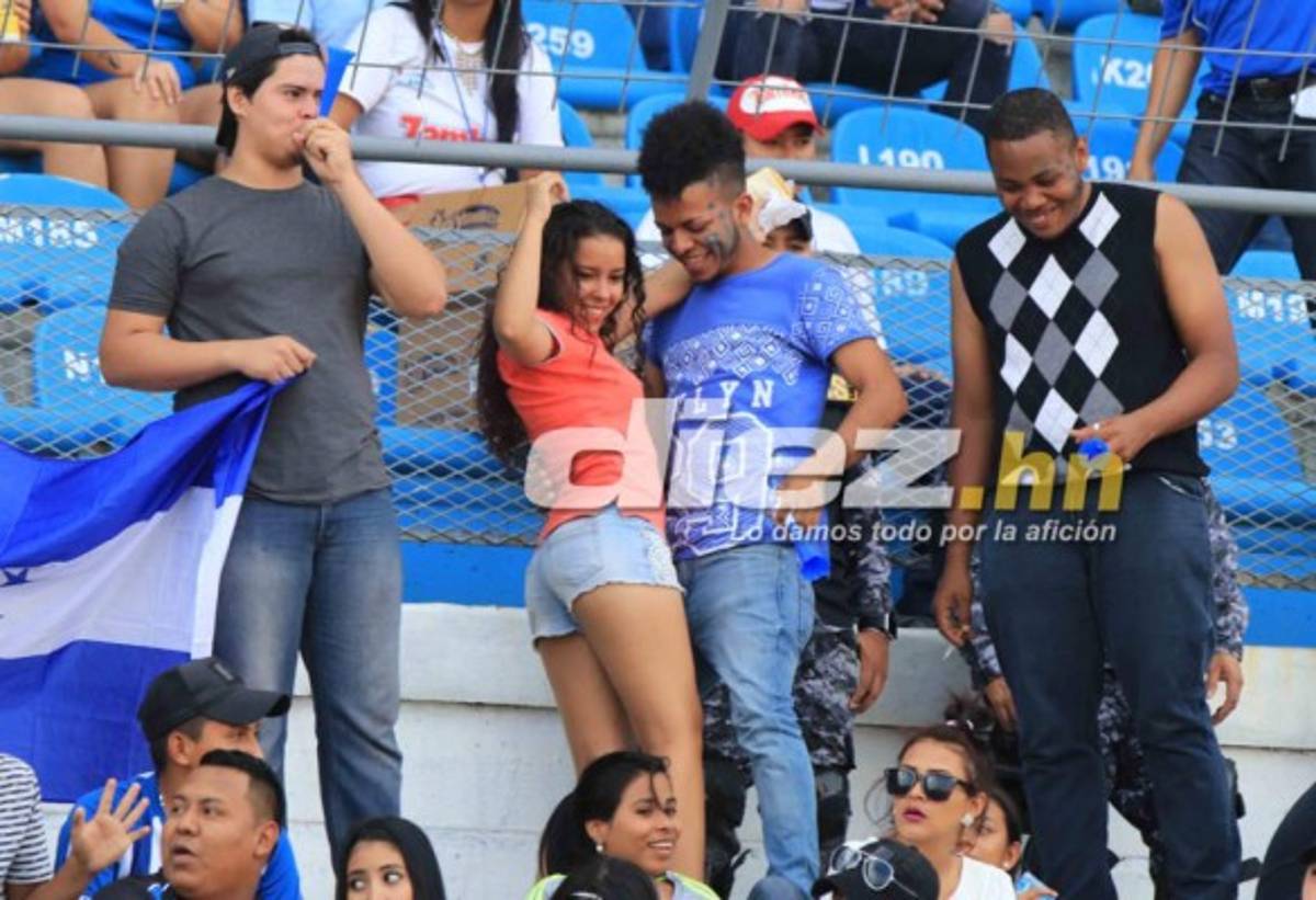 Las imágenes que la televisión no mostró del Honduras-Trinidad y Tobago