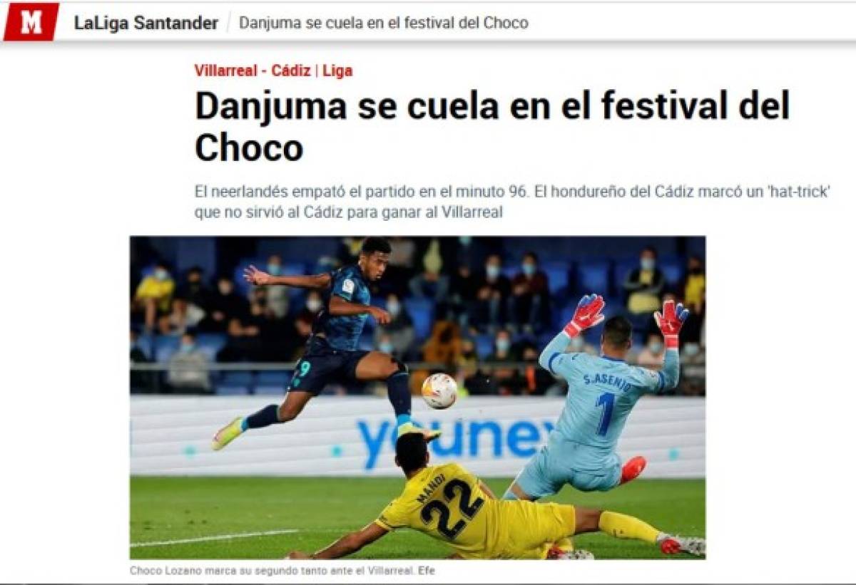 'El heredero del 'Mágico' González e histórico': Prensa mundial se rinde a los pies del Choco Lozano