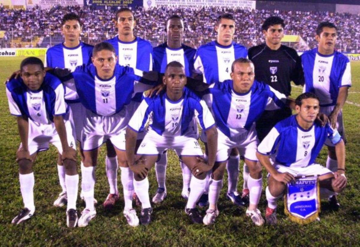 Las camisetas que ha vestido la selección de Honduras en su historia