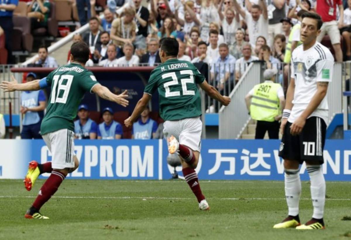 NO VISTE EN TV: El festejo de México, las caras tristes de Alemania y un crack en el estadio