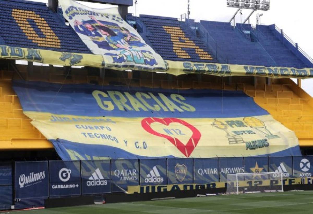 Boca Juniors marca un golazo y se lo dedican a Dalma: la hija de Maradona llora en el palco de La Bombonera