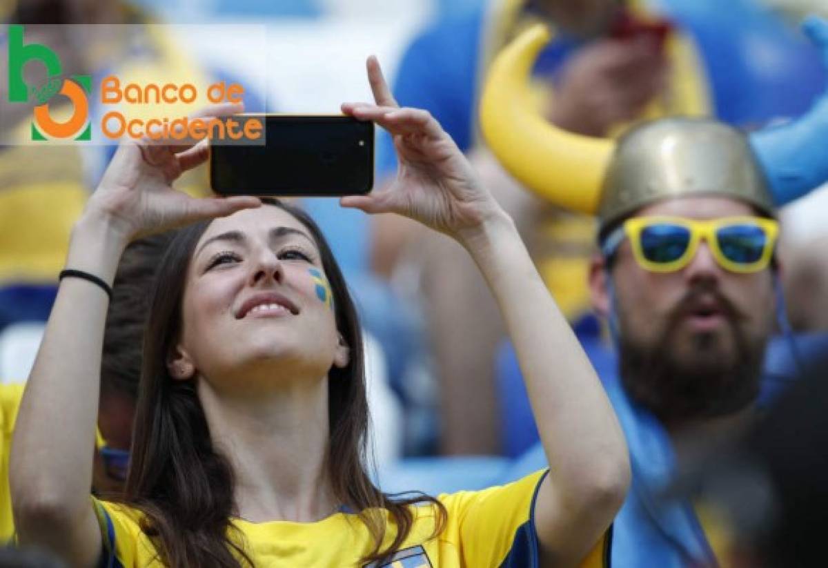 El color del Mundial: Suecas, panameñas y coreanas pusieron el ambiente en los estadios