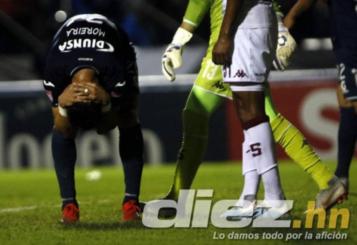 Las dolorosas imágenes de los jugadores de Motagua tras perder la final ante Saprissa