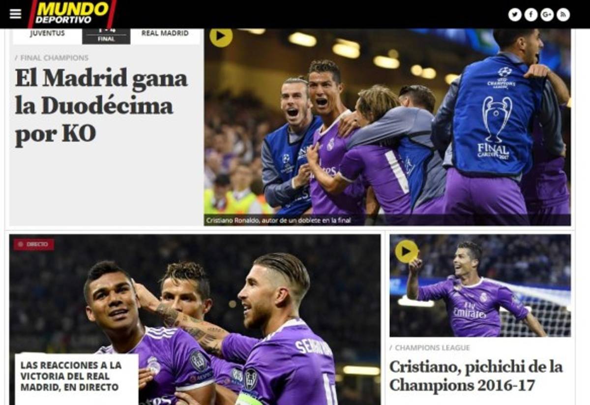 Medios de Barcelona se rinden al Real Madrid al conseguir la 12