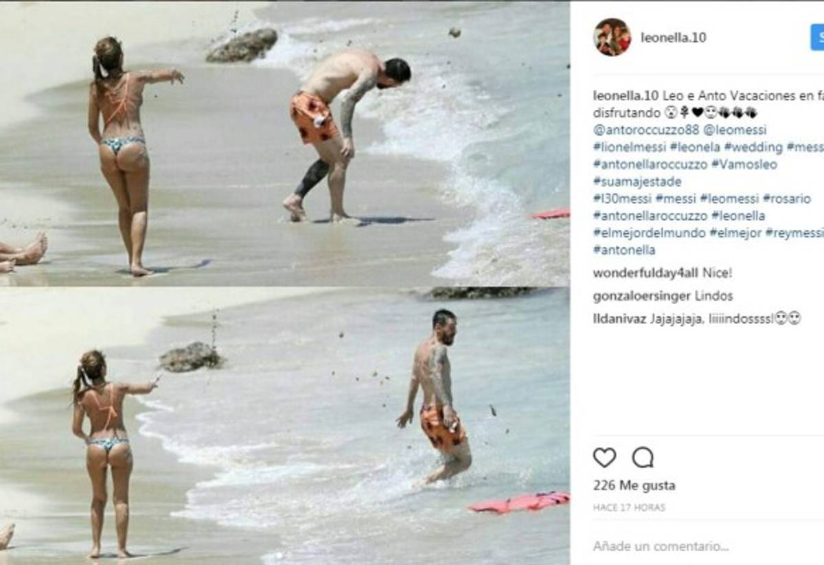 Así fue la luna de miel de Messi y Antonella Rocuzzo en Antigua y Barbuda