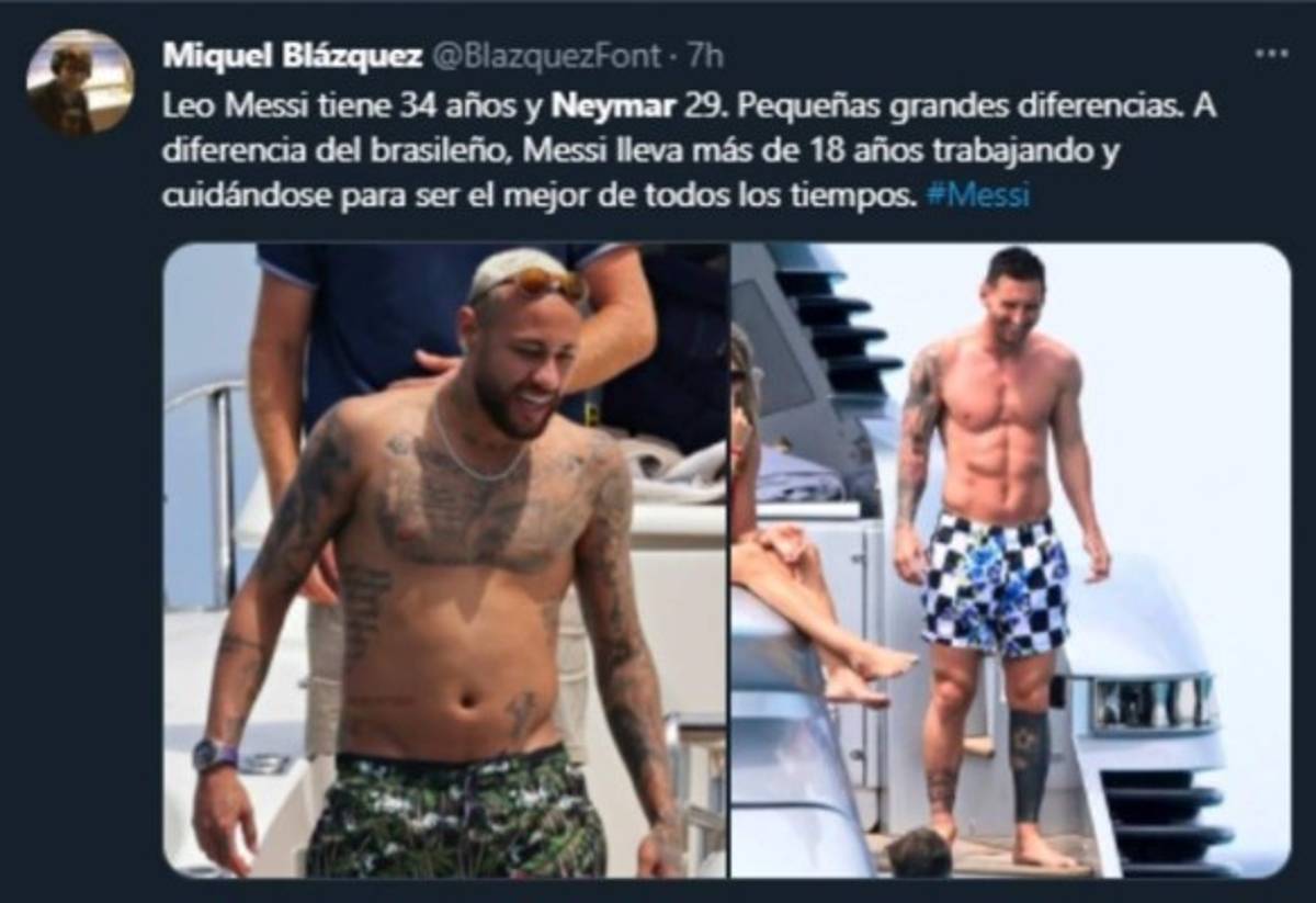 Neymar es víctima de los memes por la nueva 'panza' que desarrolló durante sus vacaciones