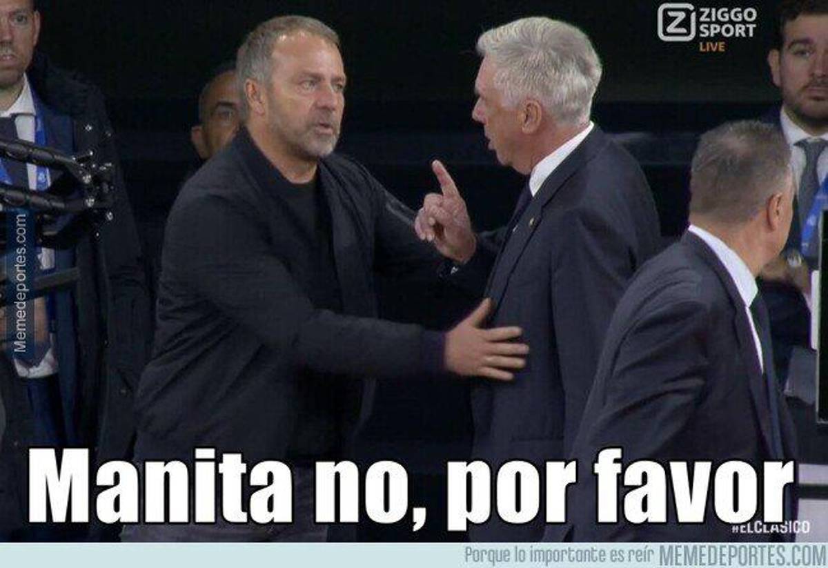 Los otros crueles memes que dejó la paliza del Barcelona al Real Madrid en el clásico; no perdonan a Ancelotti