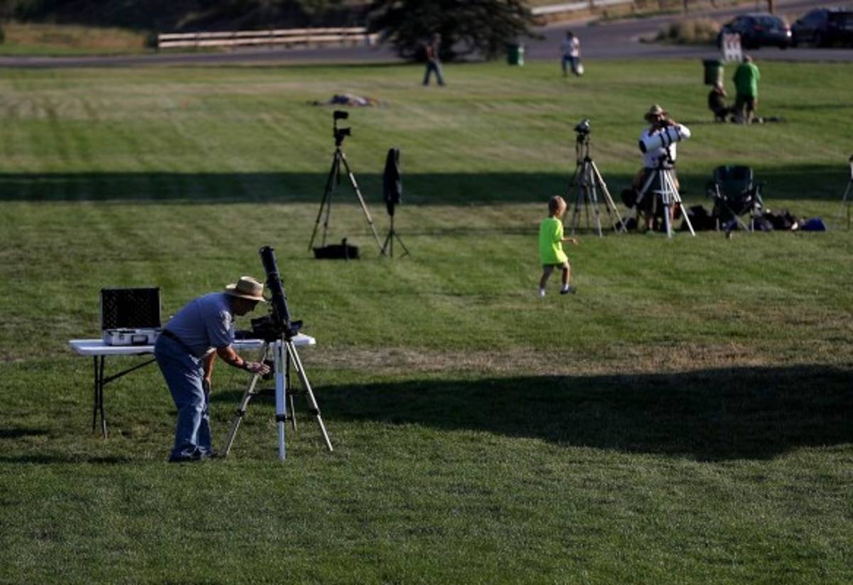 Las mejores imágenes durante el eclipse en Estados Unidos