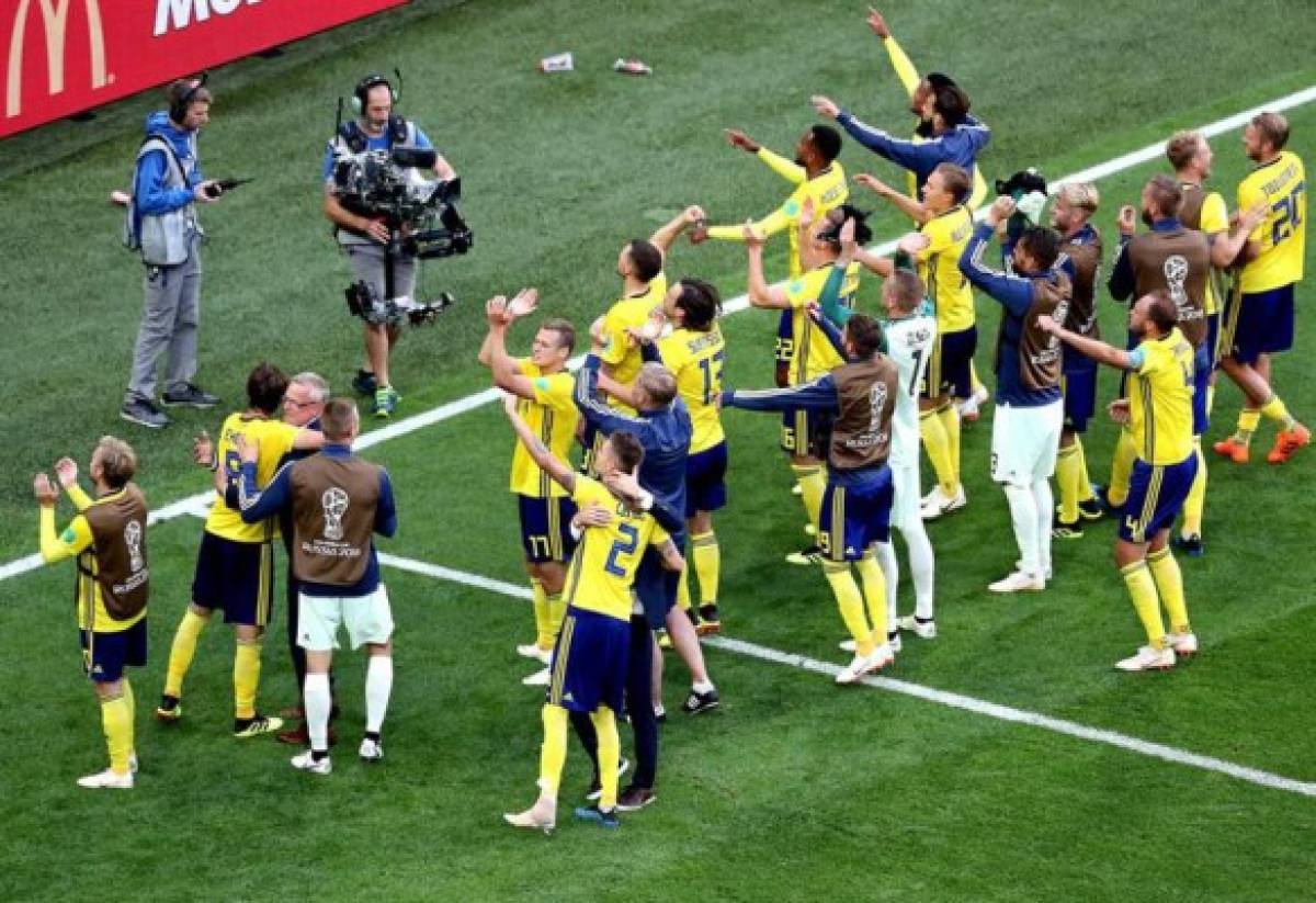 NO VISTE EN TV: Desgarradoras imágenes de Suizos y la alegría y el festejo de Suecia
