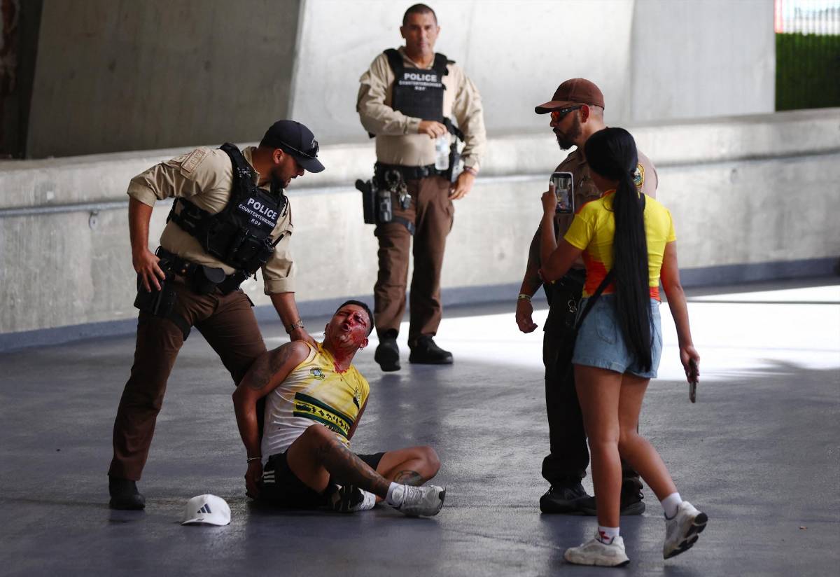 Batalla campal en la final de Copa América: hinchas causan caos, Policía captura aficionados en la previa Argentina vs Colombia