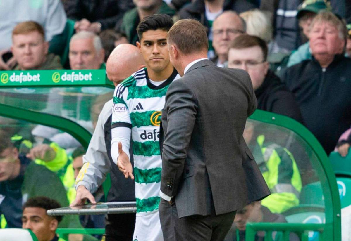 Así fue el debut del hondureño Luis Palma con el Celtic en la Liga de Escocia; con el dorsal “7” y el saludo de Brendan Rodgers