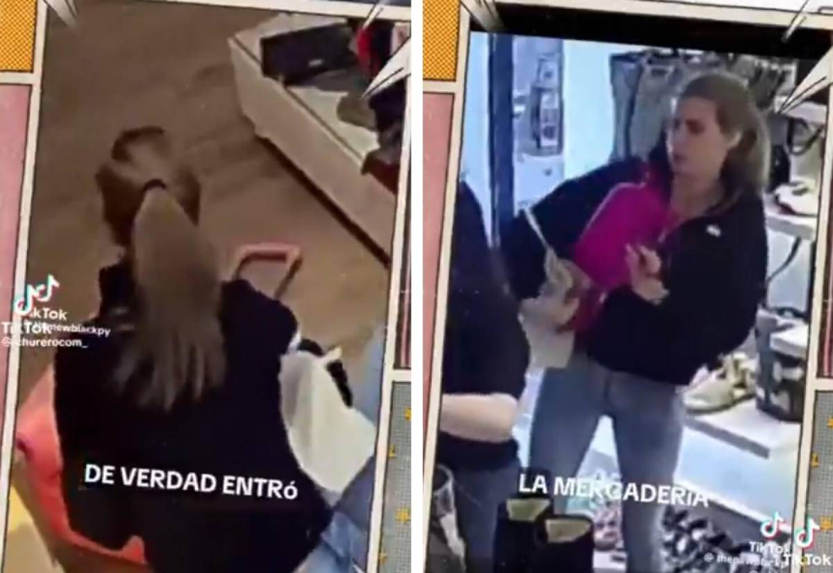 La novia de un delantero fue captada robando en una tienda: lo que dijo tras ver las polémicas imágenes