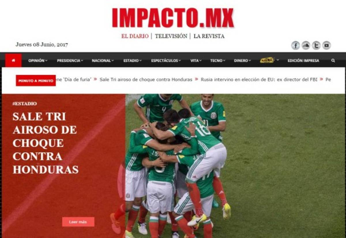 Así amaneció prensa mexicana luego de triunfo ante Honduras en el Azteca