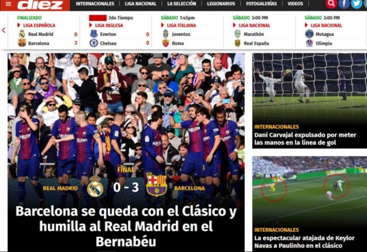Así cuenta el mundo la humillante paliza del Barcelona al Real Madrid