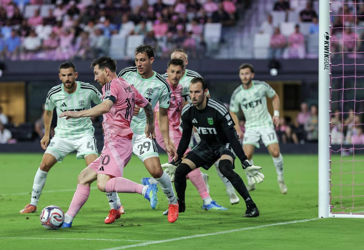 Joseph Rosales dejó en el suelo a Messi, Leo anotó gol histórico y el enfado de Mascherano en el Inter Miami - Austin FC