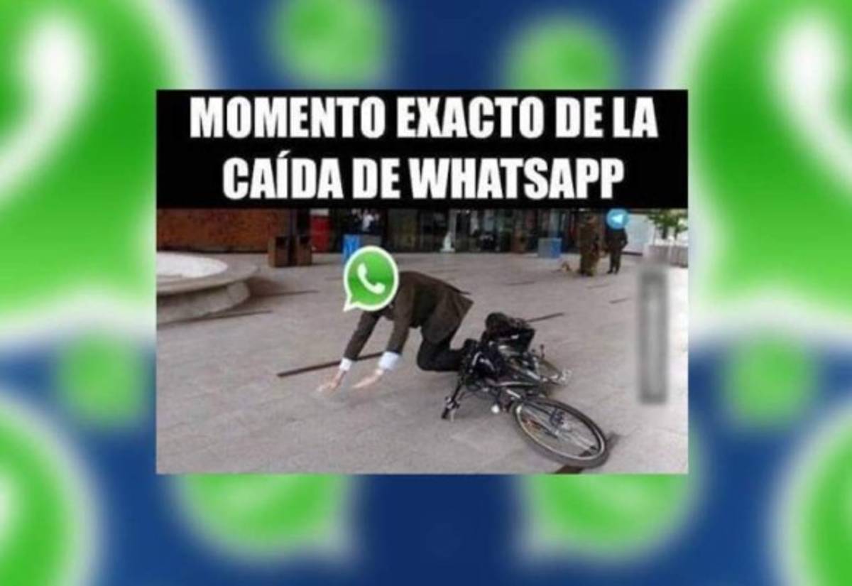 Se cae whatsapp y lo acribillan con duros memes