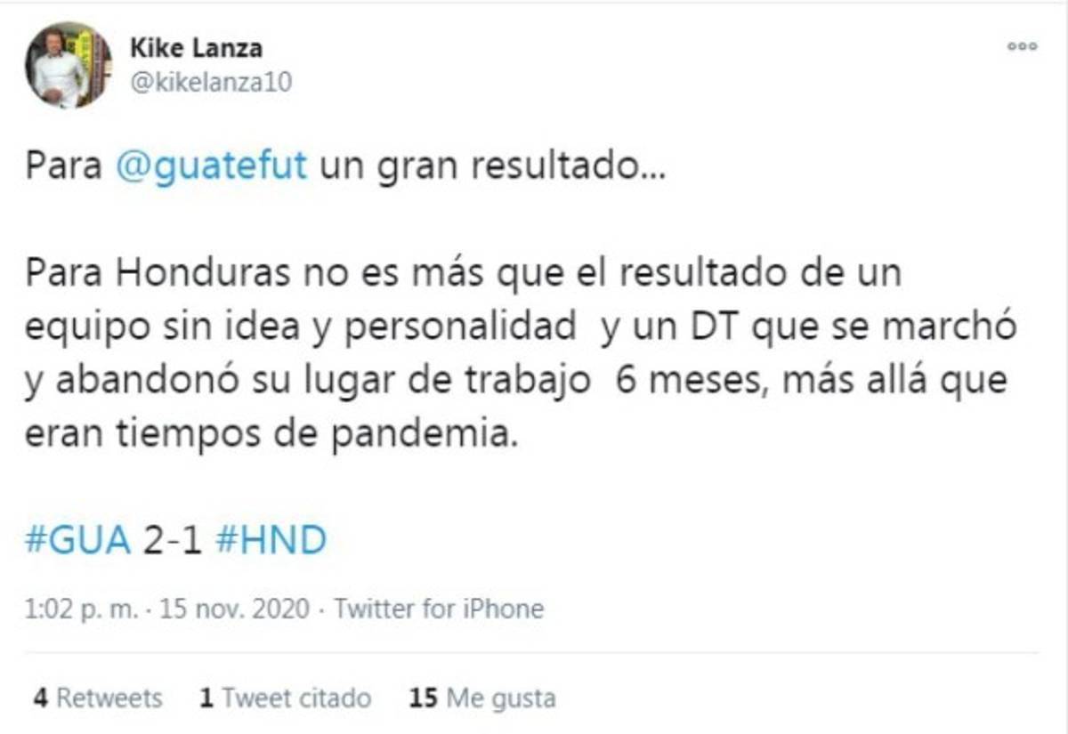Las críticas hacia Fabián Coito tras perder ante Guatemala: 'Ridículo lo de la Selección”