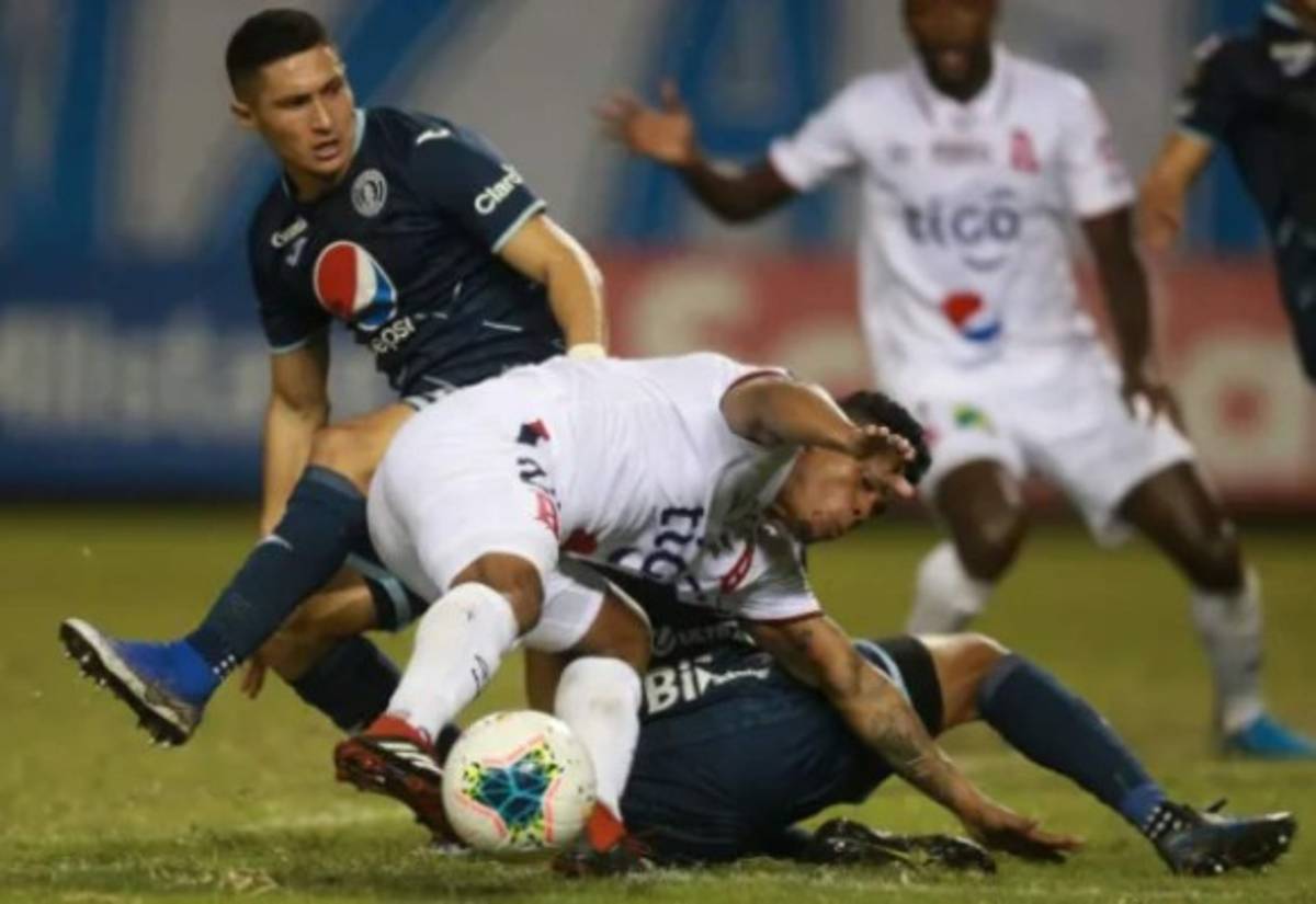 El grito de Rougier y la euforia azul: Así celebró Motagua su clasificación en Liga Concacaf