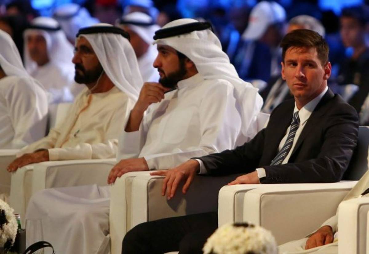 FOTOS: Así la pasó Messi en la gala del Globe Soccer Awards en Dubai