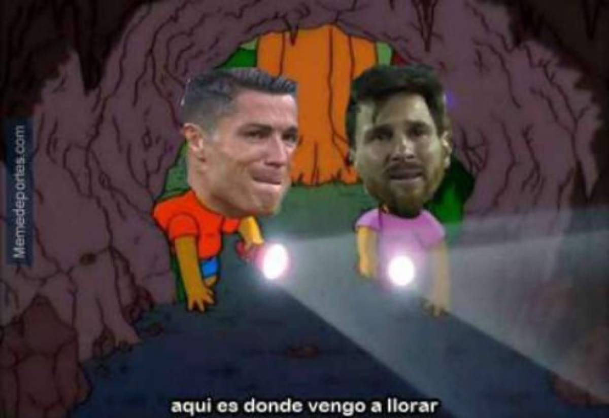 Cristiano Ronaldo y los memes de su lesión en el empate de Portugal ante Serbia