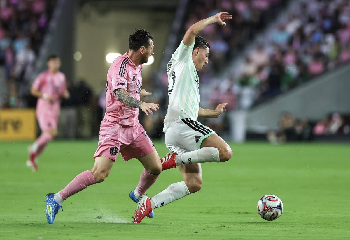 Joseph Rosales dejó en el suelo a Messi, Leo anotó gol histórico y el enfado de Mascherano en el Inter Miami - Austin FC
