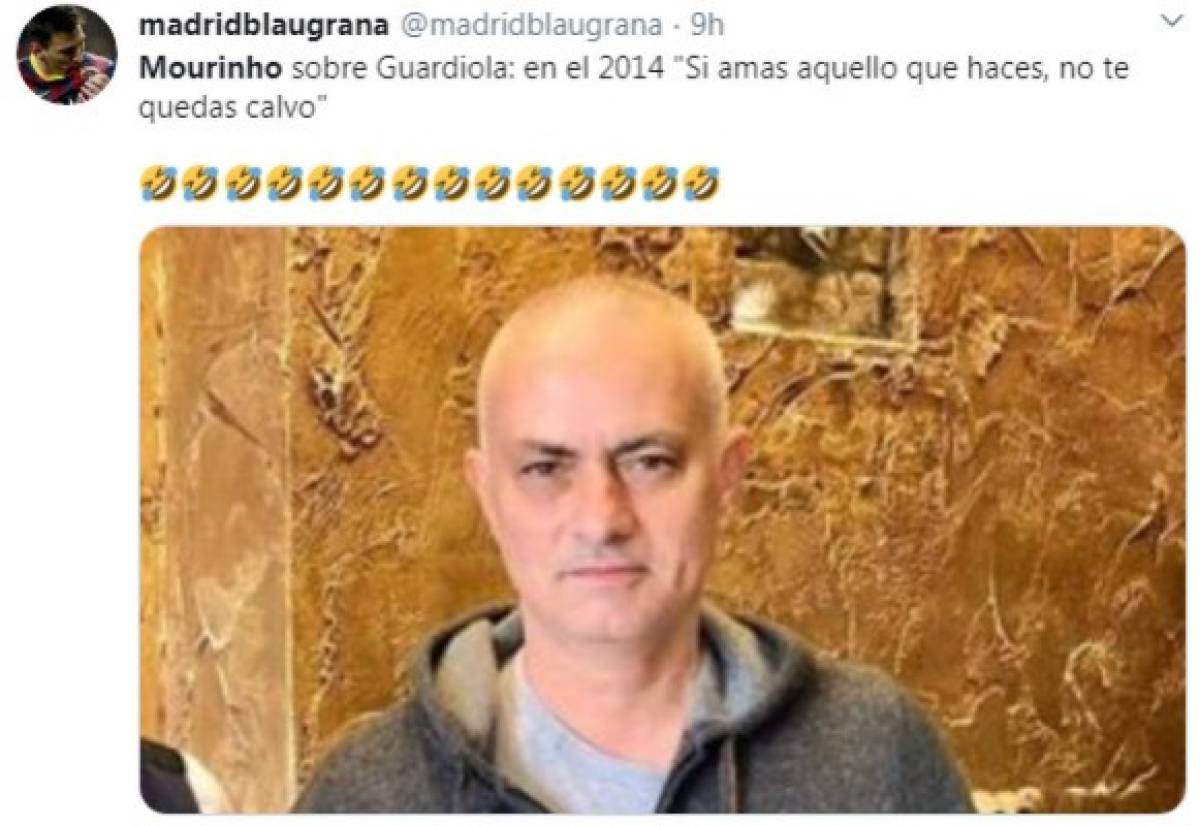 Jose Mourinho es liquidado con memes por su nuevo 'look' al estilo Pep Guardiola