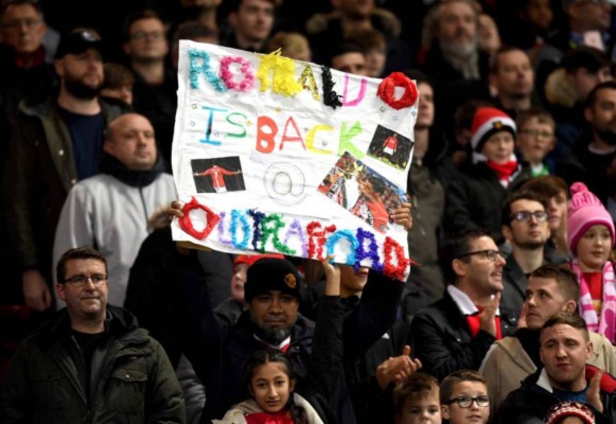 Efecto Cristiano: Así fue el enorme recibimiento del portugués en Old Trafford