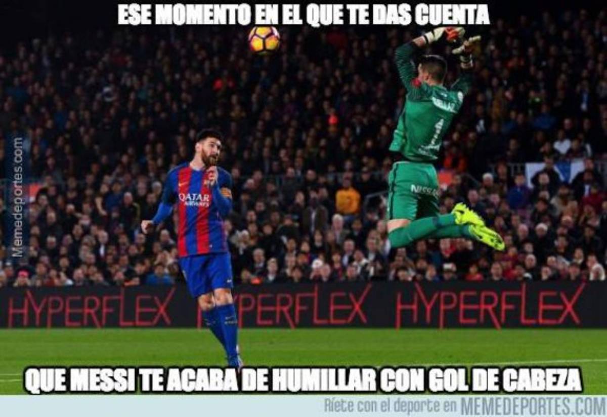 ¡Hasta con Cristiano se meten! Los memes que dejó la goleada del Barca al Gijón