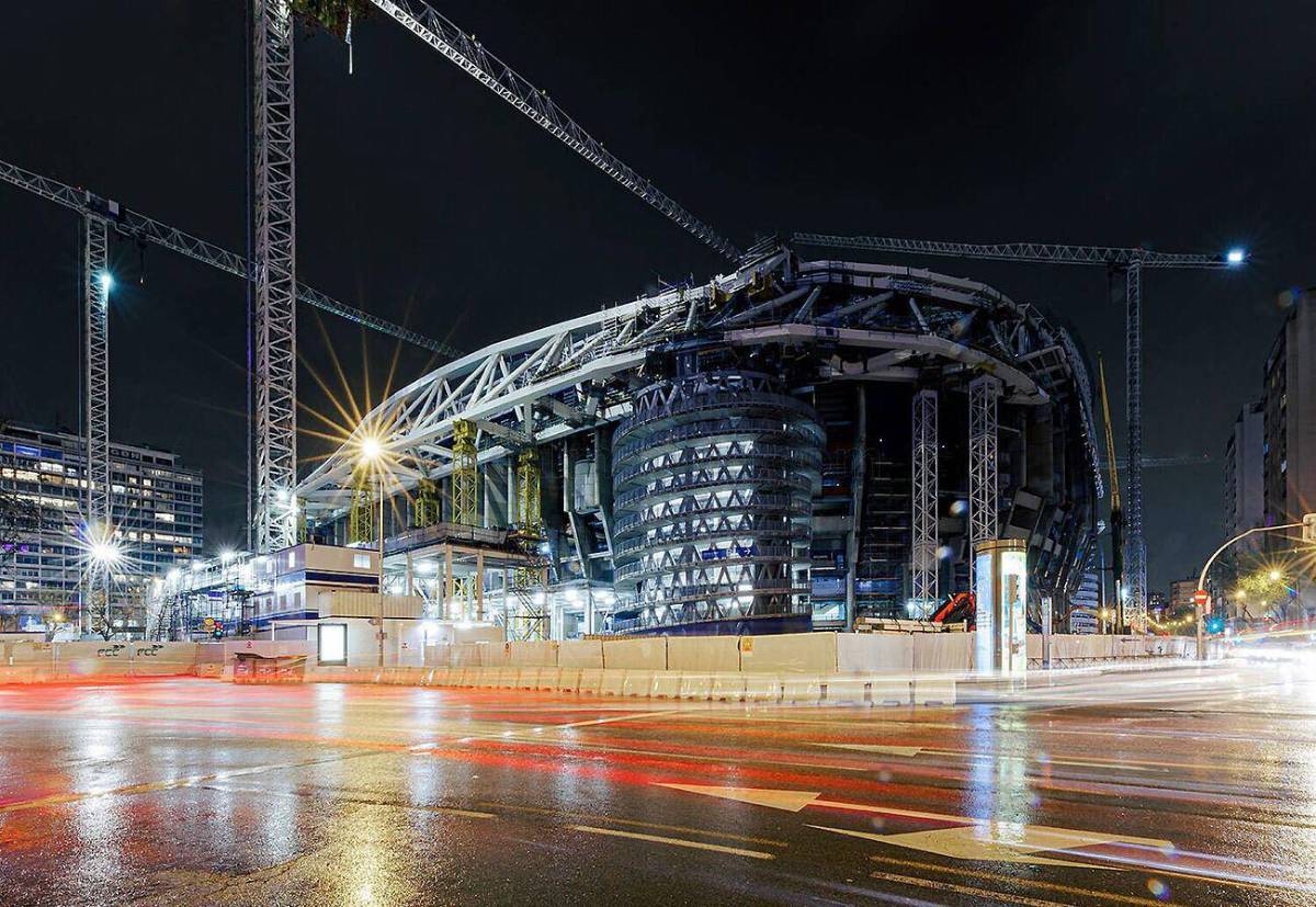 Las nuevas imágenes de las obras del Bernabéu y el impactante invernadero subterráneo para guardar el césped