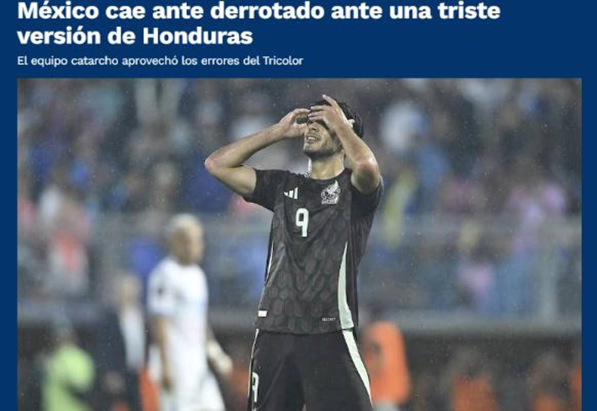 Prensa de México tras derrota y agresión a Javier Aguirre: “Perdimos, pero a Honduras hay que descalificarla”