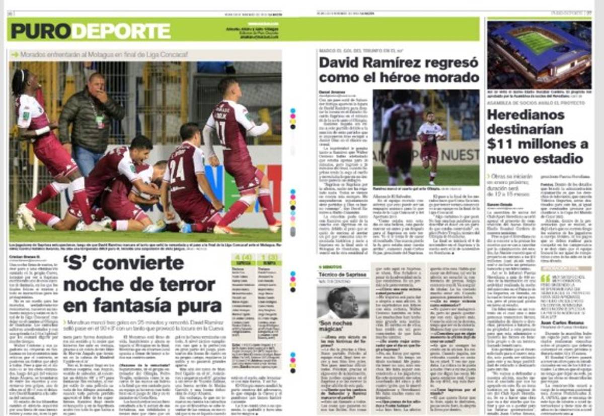 ¡Terrorífica! Prensa de Costa Rica y El Salvador destrozan al Olimpia y Alianza