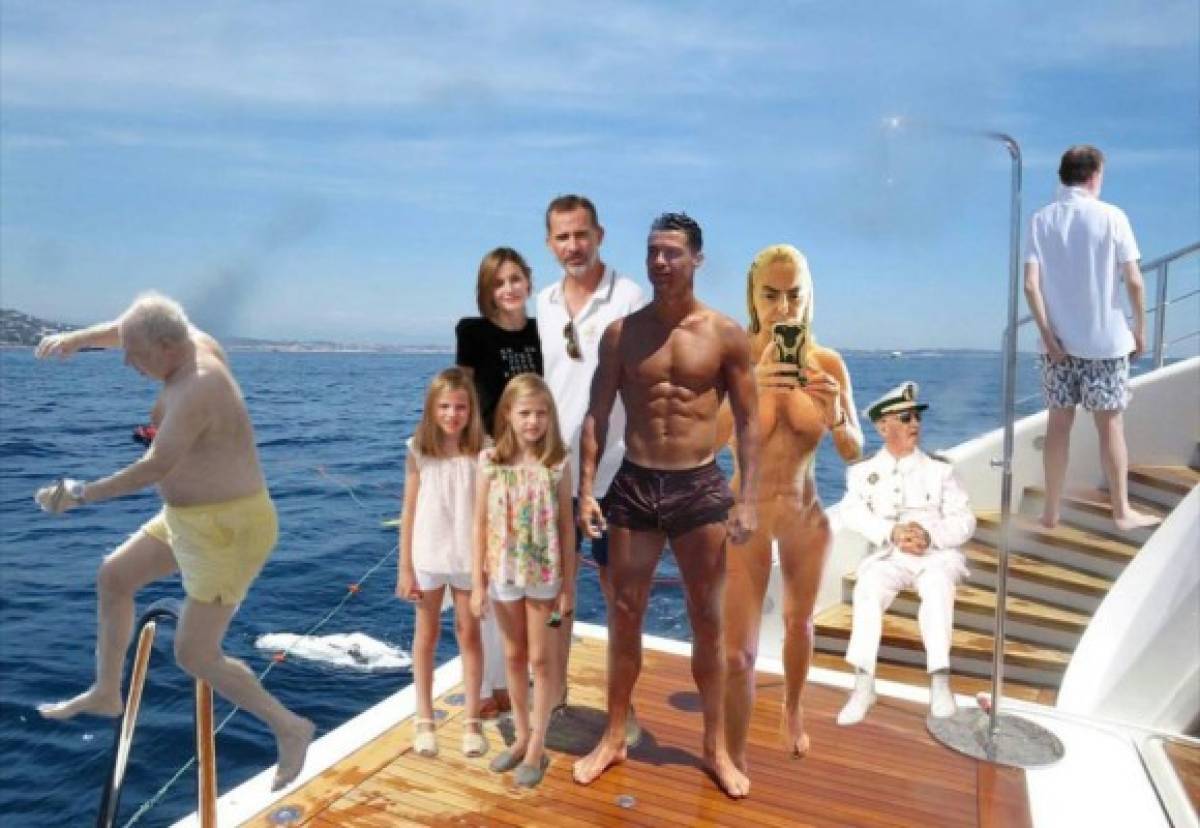 Memes despedazan a Cristiano Ronaldo por su última foto en sus vacaciones con Georgina Rodríguez