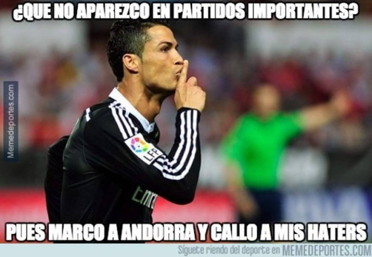 Los mejores memes que dejó la goleada de Portugal a Andorra