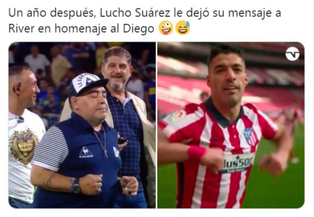 La gallinita de Suárez: Atlético se deja empatar ante Real Madrid y las redes explotan con divertidos memes