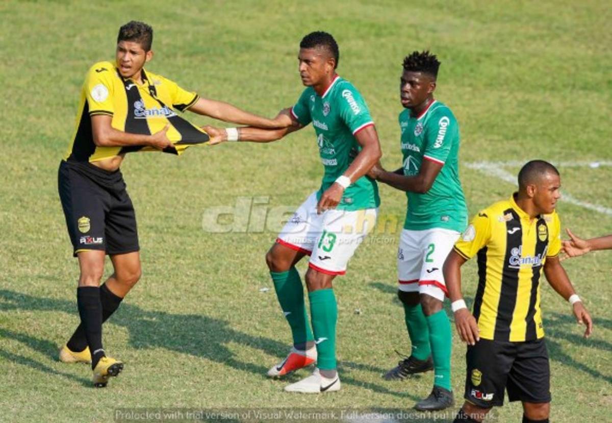 FOTOS: ¡Patadas, empujones, codazos y peleas que dejó el clásico sampedrano!