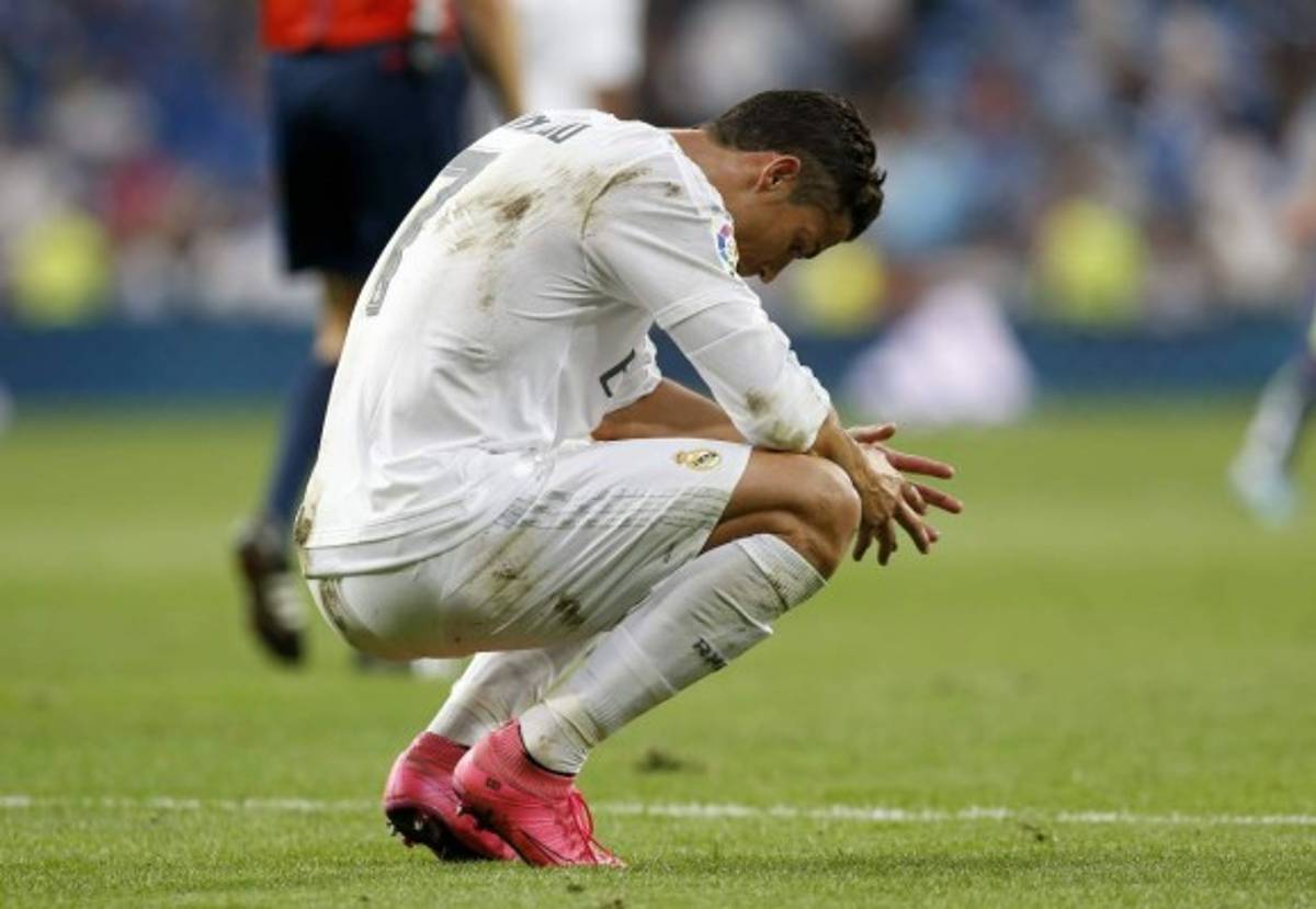 Así fue el sufrimiento de Cristiano Ronaldo ante el Málaga