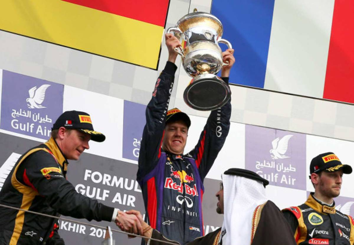 Vettel fue imparable y ganó fácil en Bahrein.