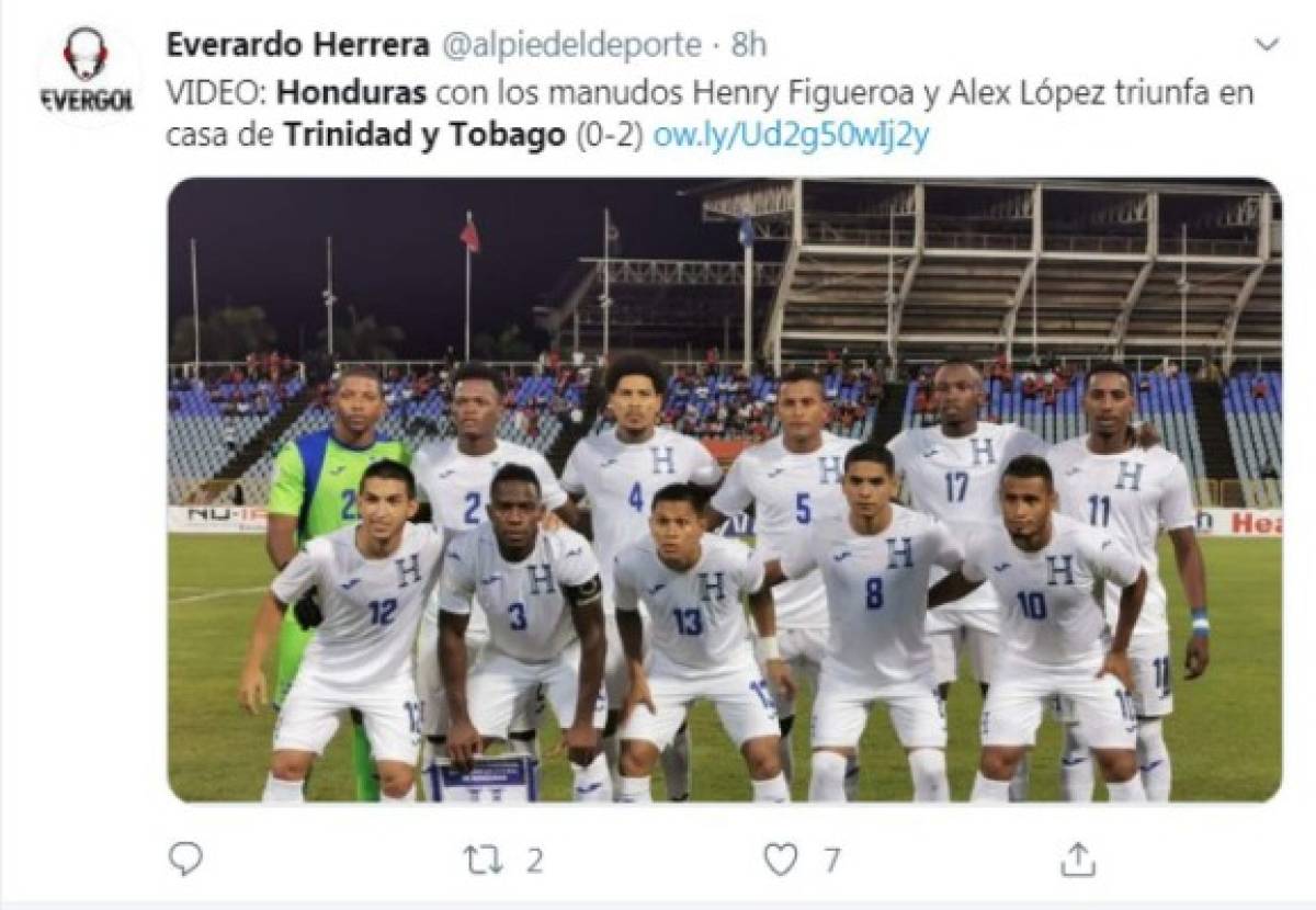 Luego del triunfo ante Trinidad y Tobago, esto dicen los medios sobre Honduras