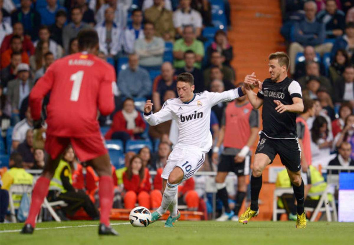 Goleada del Real Madrid al Málaga.