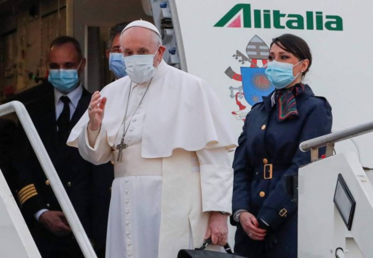 Una locura: 10 mil hombres custodian la histórica y tensa visita del papa Francisco a Irak