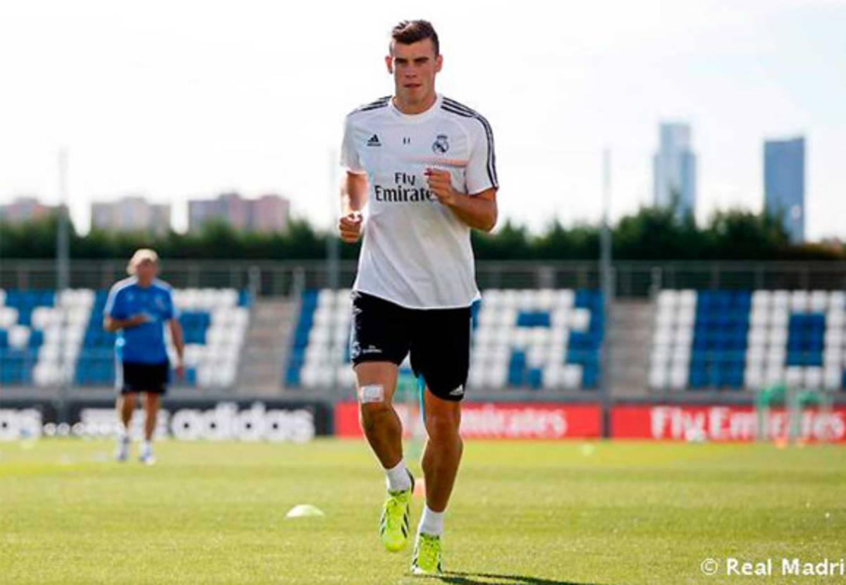 Primer entrenamiento de Gareth Bale con el Real Madrid