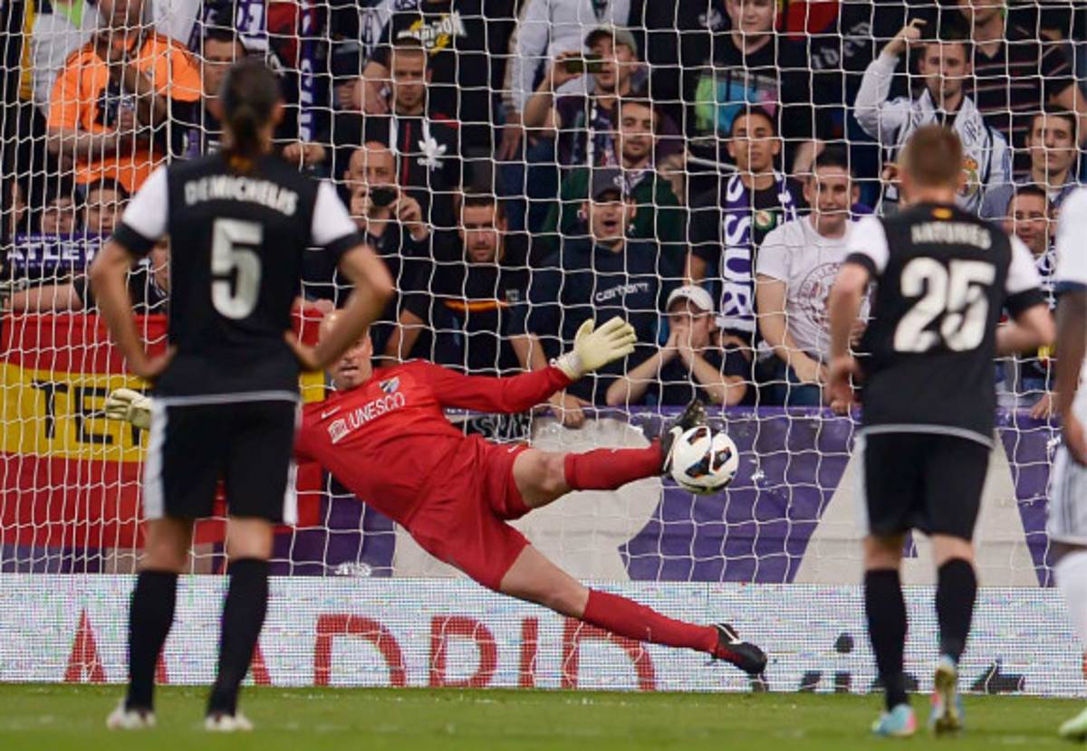 Goleada del Real Madrid al Málaga.