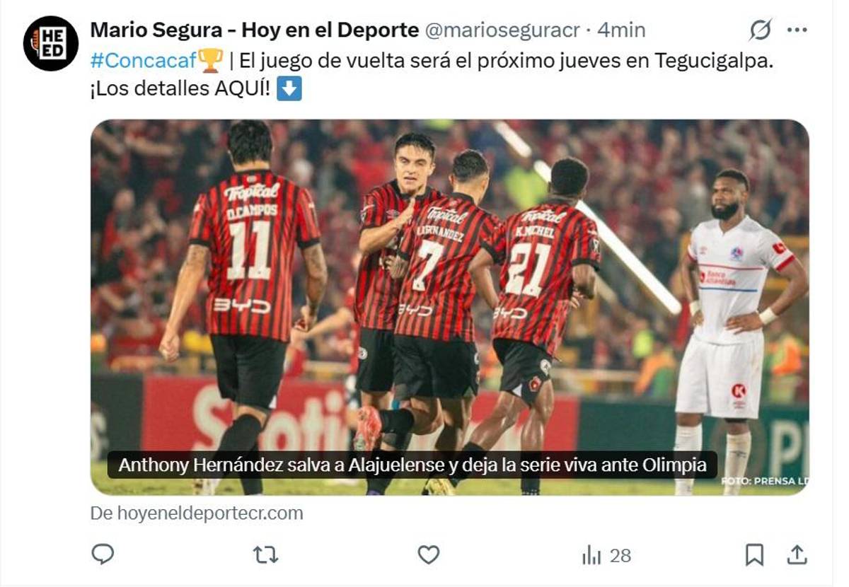 Olimpia se lleva la ventaja, el Morera Soto es de entrenamiento para el León: la prensa catracha y tica opinó con el Alajuelense vs Olimpia