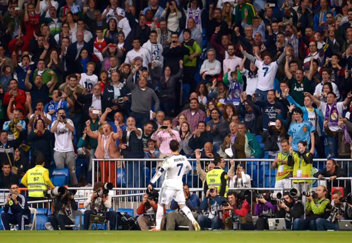 Goleada del Real Madrid al Málaga.