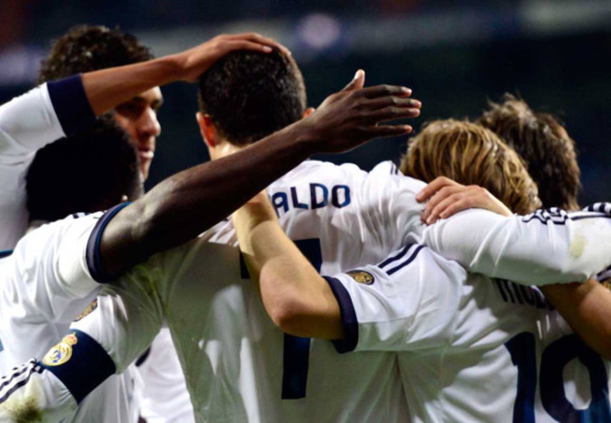 Goleada del Real Madrid al Málaga.