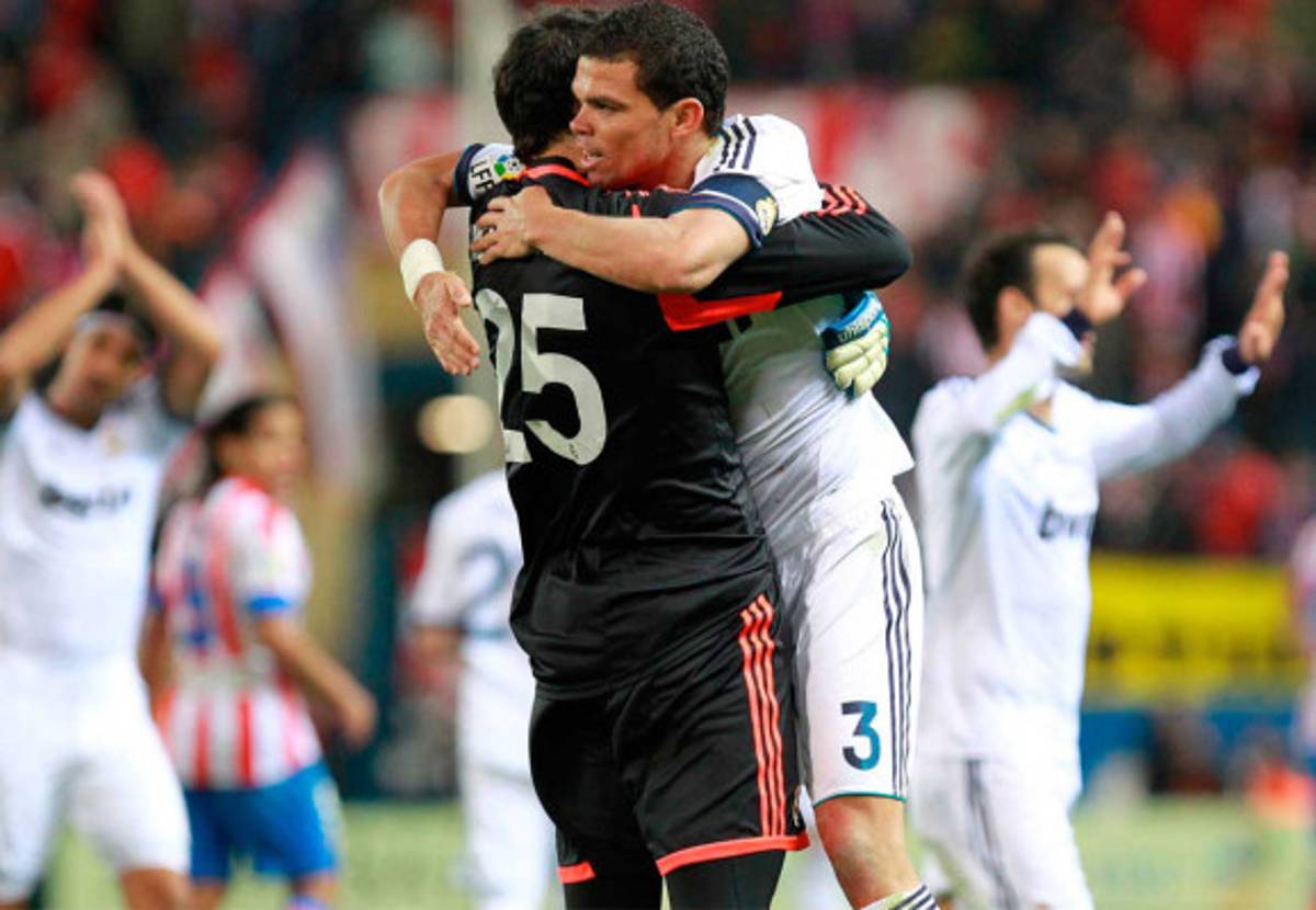 Barca y Real Madrid en la liga Española.