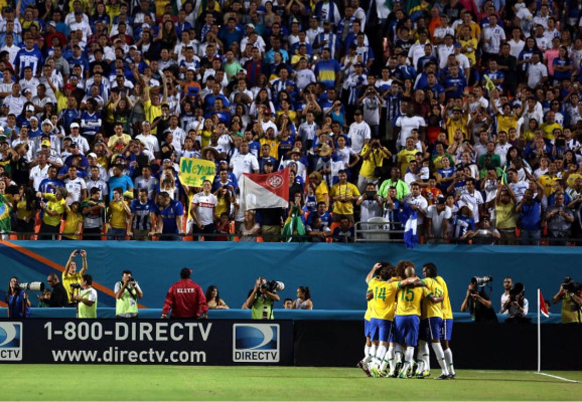 Las mejores imágenes del Honduras-Brasil