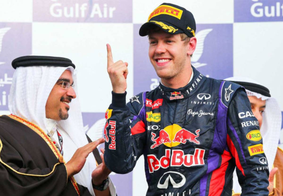 Vettel fue imparable y ganó fácil en Bahrein.