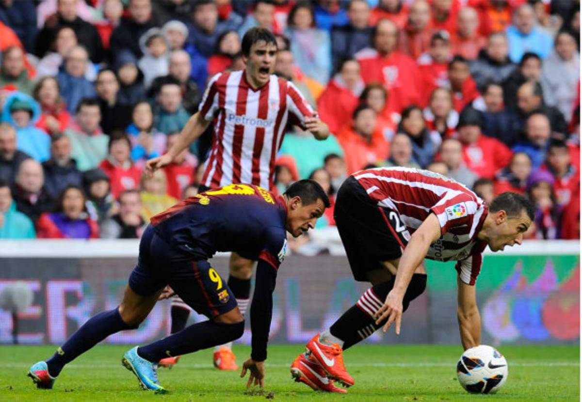 Barca y Real Madrid en la liga Española.